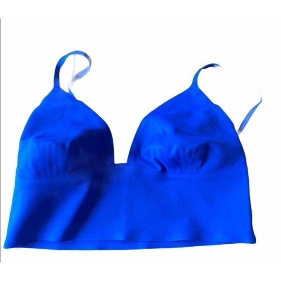 Free People Intimately FP Sage Longline Bralette, Royal Blue | L | NWT - Picture 2 of 6